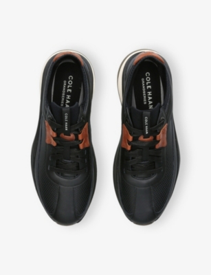 COLE HAAN: GrandPrø All-Day Leather Running Trainers