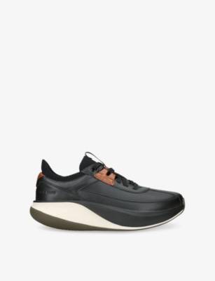 COLE HAAN: GrandPrø All-Day Leather Running Trainers