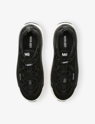 MOON BOOT: Moon247 Xlace Suede and Woven Trainers