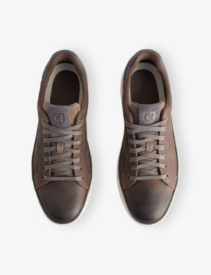 COLE HAAN: GrandPrø Topspin Leather Trainers
