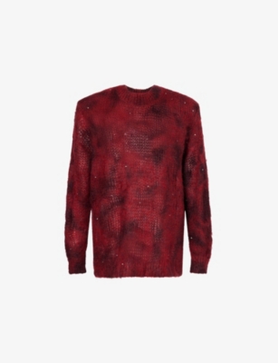 ISABEL MARANT: Mickaella Beaded Mohair-Blend Knitted Jumper
