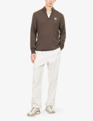 MANORS: Tech High-Neck Wool Windbreaker