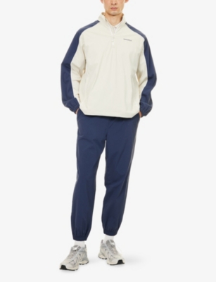 Manors Mens Navy Ranger Shell Golf Trousers In Blue