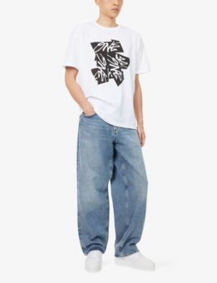 The Bbc Mens White Bbc X Summer Of Sound Printed Cotton-jersey T-shirt In White