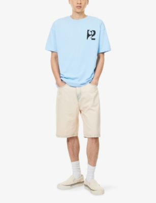 The Bbc Mens Blue Bbc X Summer Of Sound Radio 2 Short-sleeves Cotton-jersey T-shirt In Blue