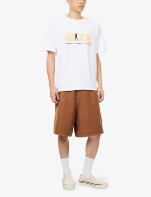 The Bbc Mens White Bbc X Summer Of Sound Ibiza Short-sleeves Cotton-jersey T-shirt Xl In White
