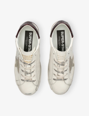 GOLDEN GOOSE: Women’s Super-Star Leather Low-Top Trainers