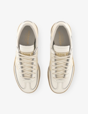 Adidas Originals Womens Core White Wonder White Handball Spezial Leather Trainers Eur 38/5 Uk In White