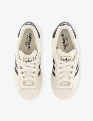 Adidas Originals Womens Adidas Superstar Ii Woven Trainers In White