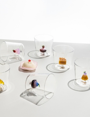 Ichendorf Multicolor Patisserie Croissant Borosilicate-glass Tumbler In Multi