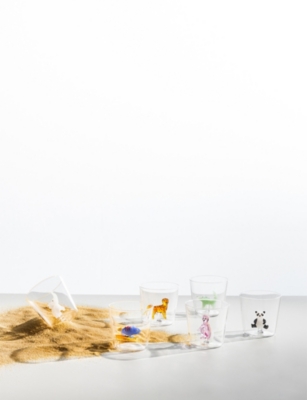 Ichendorf Multicolor Savannah Cheetah Borosilicate-glass Tumbler In Multi