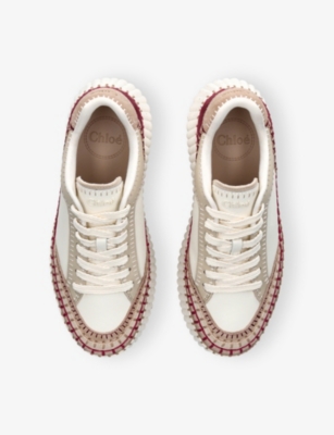 Chloé Nama Sneakers In Neutral