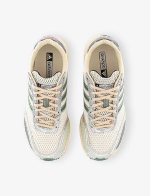 Adidas Originals Womens Cream White Preloved Gre Adizero Adios Mesh Trainers In Multi