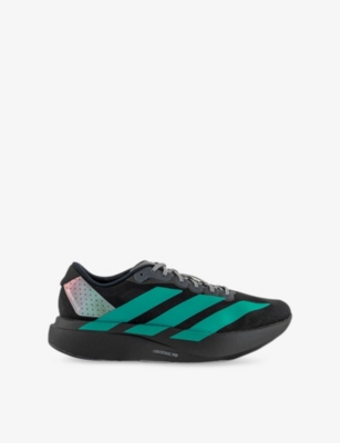 Adidas Originals Mens Core Black Pure Teal Gre Adizero Evo Sl M Woven Trainers