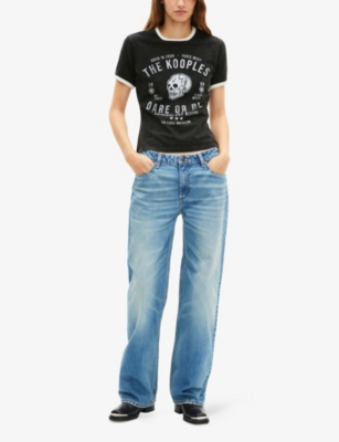 THE KOOPLES: Dare or Die Brand-Print Cotton-Jersey T-Shirt