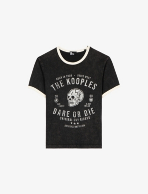 THE KOOPLES: Dare or Die Brand-Print Cotton-Jersey T-Shirt