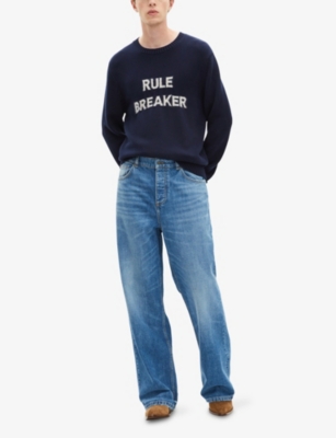 THE KOOPLES: Rule Breaker Crewneck Knitted Jumper