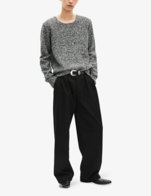 THE KOOPLES: Long-Sleeved Knitted Wool Jumper