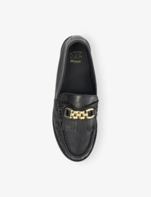 DUNE: Granules Leather Loafers