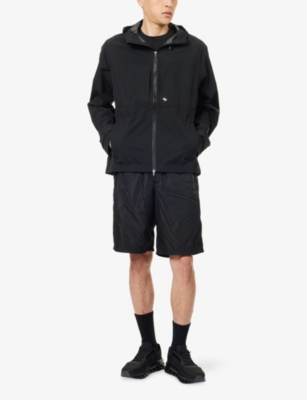 247 By Represent Mens Black 247 Taped Relaxed-fit Nylon Jacket Xl In Black