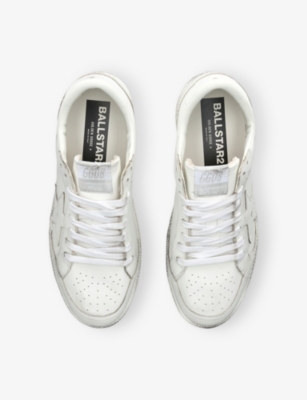 GOLDEN GOOSE: Men’s Ball Star 2 Leather Low-Top Trainers