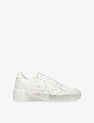 GOLDEN GOOSE: Men’s Ball Star 2 Leather Low-Top Trainers