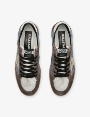 GOLDEN GOOSE: Men’s Super-Star Nubuck-Leather and Suede Low-Top Trainers