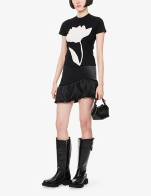 PH5: Posey Needle Punch Woven Mini Skirt