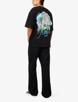 AMIRI: Oversized Hotel Cotton-Jersey T-Shirt