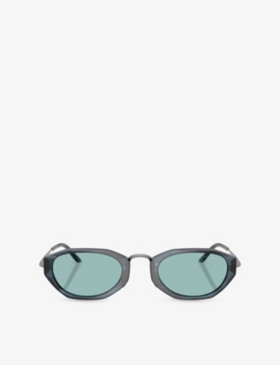 Giorgio Armani: AR8242 Oval-Frame Acetate Sunglasses