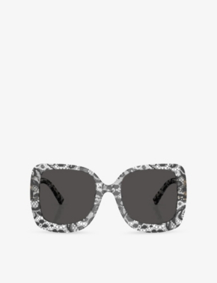 Dolce & Gabbana: DG4513 Square-Frame Acetate Sunglasses