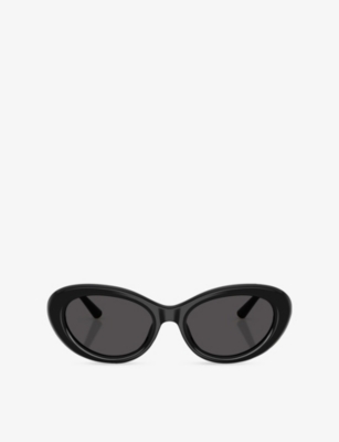 Dolce & Gabbana: DG4519 Round-Frame Acetate Sunglasses