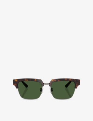 Dolce & Gabbana: DG4522 Square-Frame Tortoiseshell Acetate Sunglasses