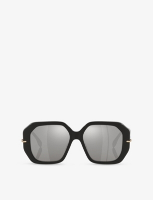 Fendi: FE40173I Selleria Square-Frame Acetate Sunglasses