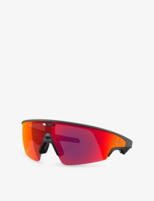 OAKLEY: OW8001 Rectangle-Frame Acetate Sunglasses