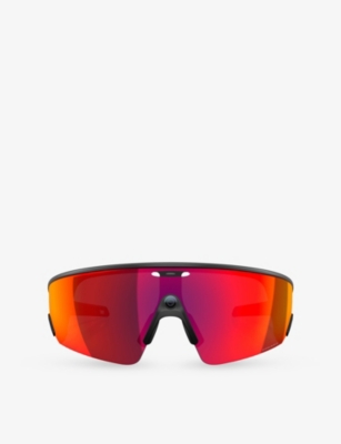 OAKLEY: OW8001 Rectangle-Frame Acetate Sunglasses