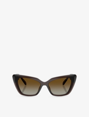 Swarovski: SK6047 Polarised Cat-Eye Frame Injected Sunglasses