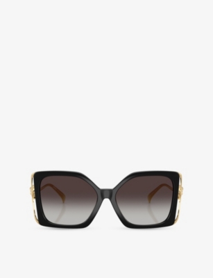 Versace: VE4502U Square-Frame Injected Sunglasses