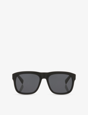 Saint Laurent: SL 558 Square-Frame Acetate Sunglasses