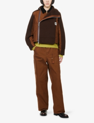SACAI X CARHARTT WIP: Sacai x Carhartt WIP Cargo Cotton Trousers