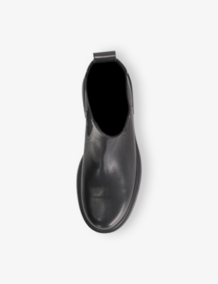 DUNE: Palomie Chelsea Leather Ankle Boots