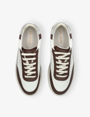 Axel Arigato Mens Vintage Orbit Leather Trainers Brown/oth Eur 46 / 12 Uk In Multi