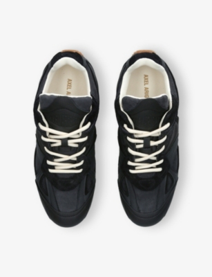 Axel Arigato Leisurely Pace Leather Sneakers Textured In Black
