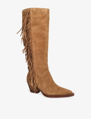 DOLCE VITA: Roley Suede Heeled Boots