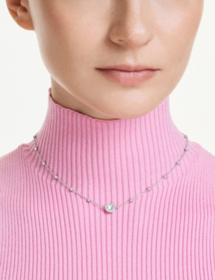 SWAROVSKI: Una Rhodium-Plated And Zirconia Bracelet