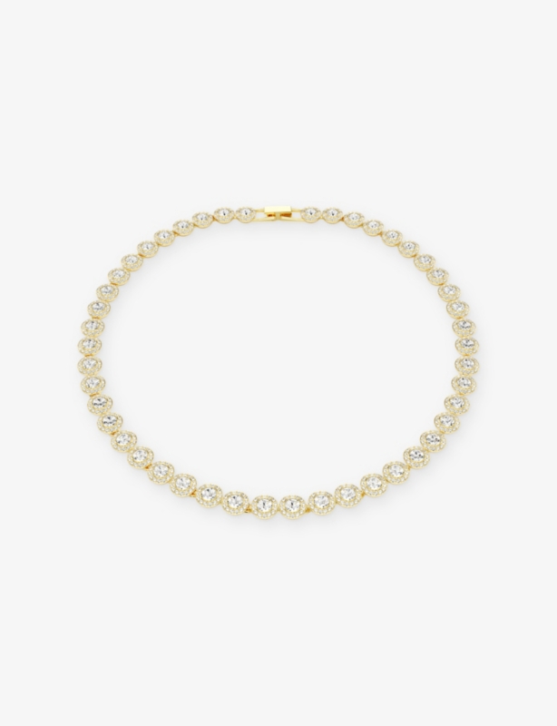 Una 18ct Yellow-Gold Plated And Zirconia Necklace