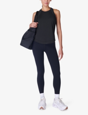 Sweaty Betty Womens  Breathe Easy Stretch-woven Tank Top In Black