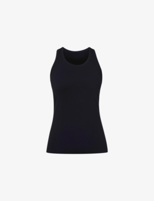 Sweaty Betty Womens  Athlete Seamless Stretch-woven Tank Top In Black