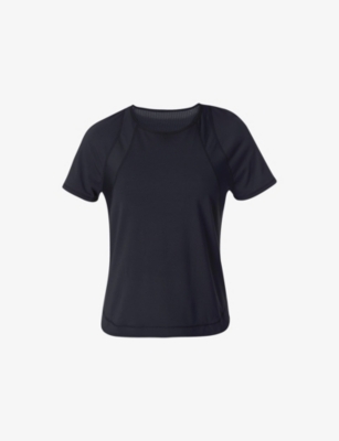 Sweaty Betty Womens  Breathe Easy Stretch-woven T-shirt In Black