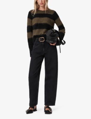 ALLSAINTS: Lou Striped Knitted Jumper